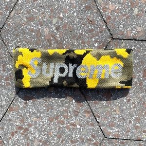 Supreme x New Era Reflective Camo FW17 Headband